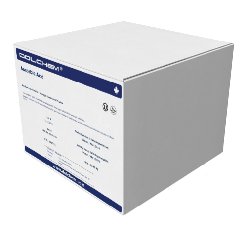 Carton box of DOLCHEM Ascorbic Acid